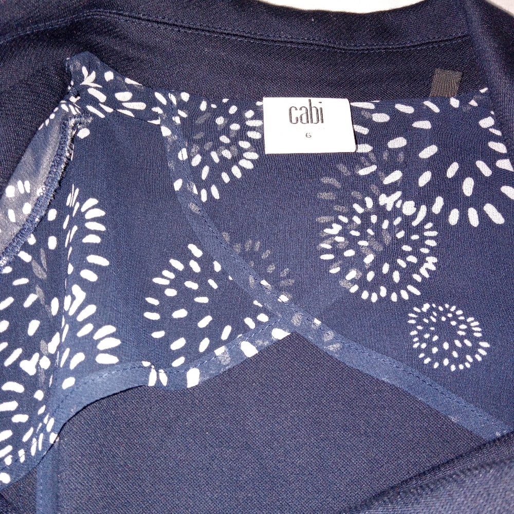 Cabi Navy Double Breasted Nautical Blazer 6 - Picture 7 of 12